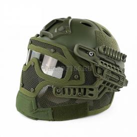 Шлем с защитой G4 Tactical helmet
